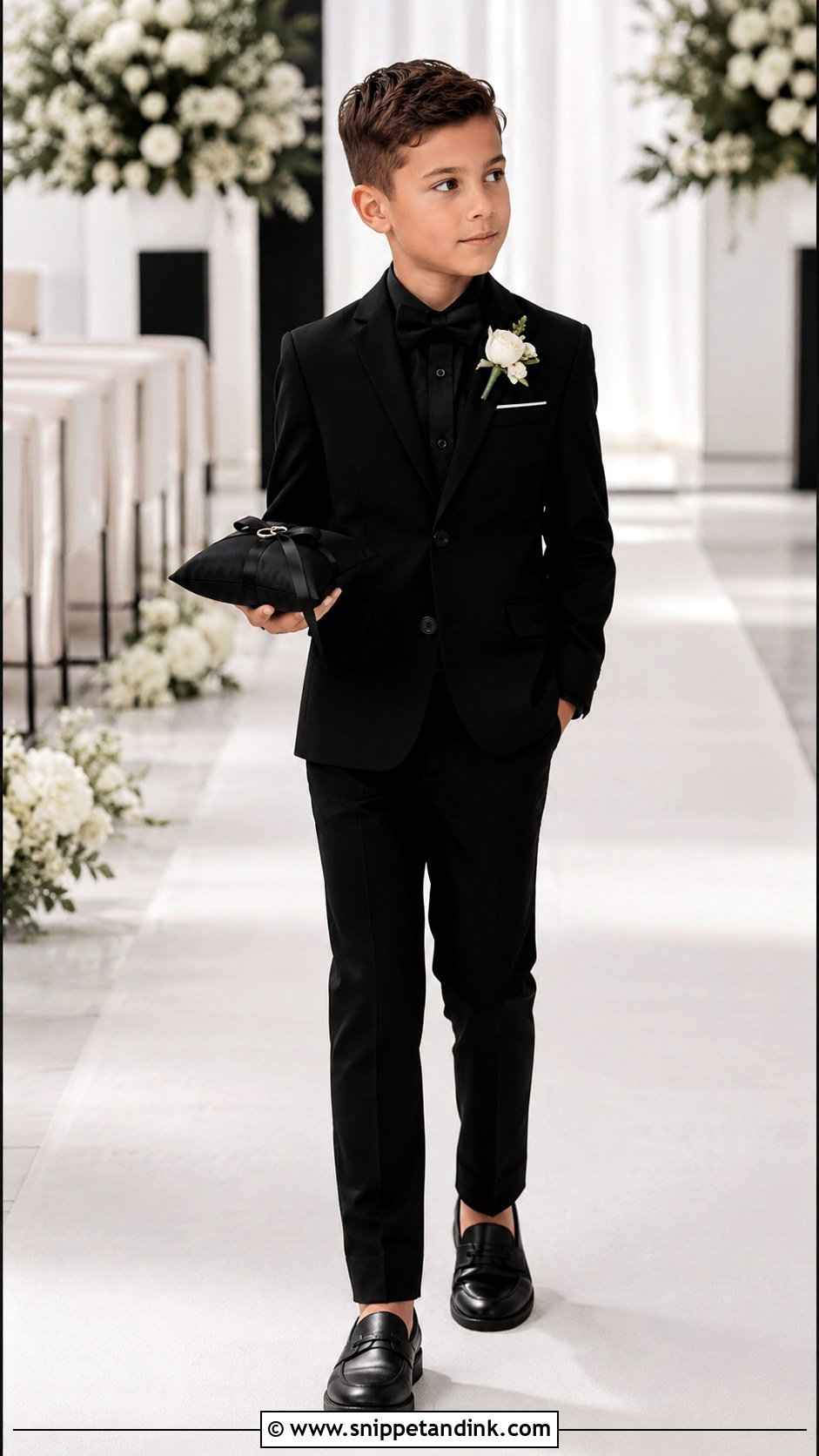 All Black Ring Bearer Outfit - Snippet and Ink - 20 Black Ring Bearer Outfit Ideas