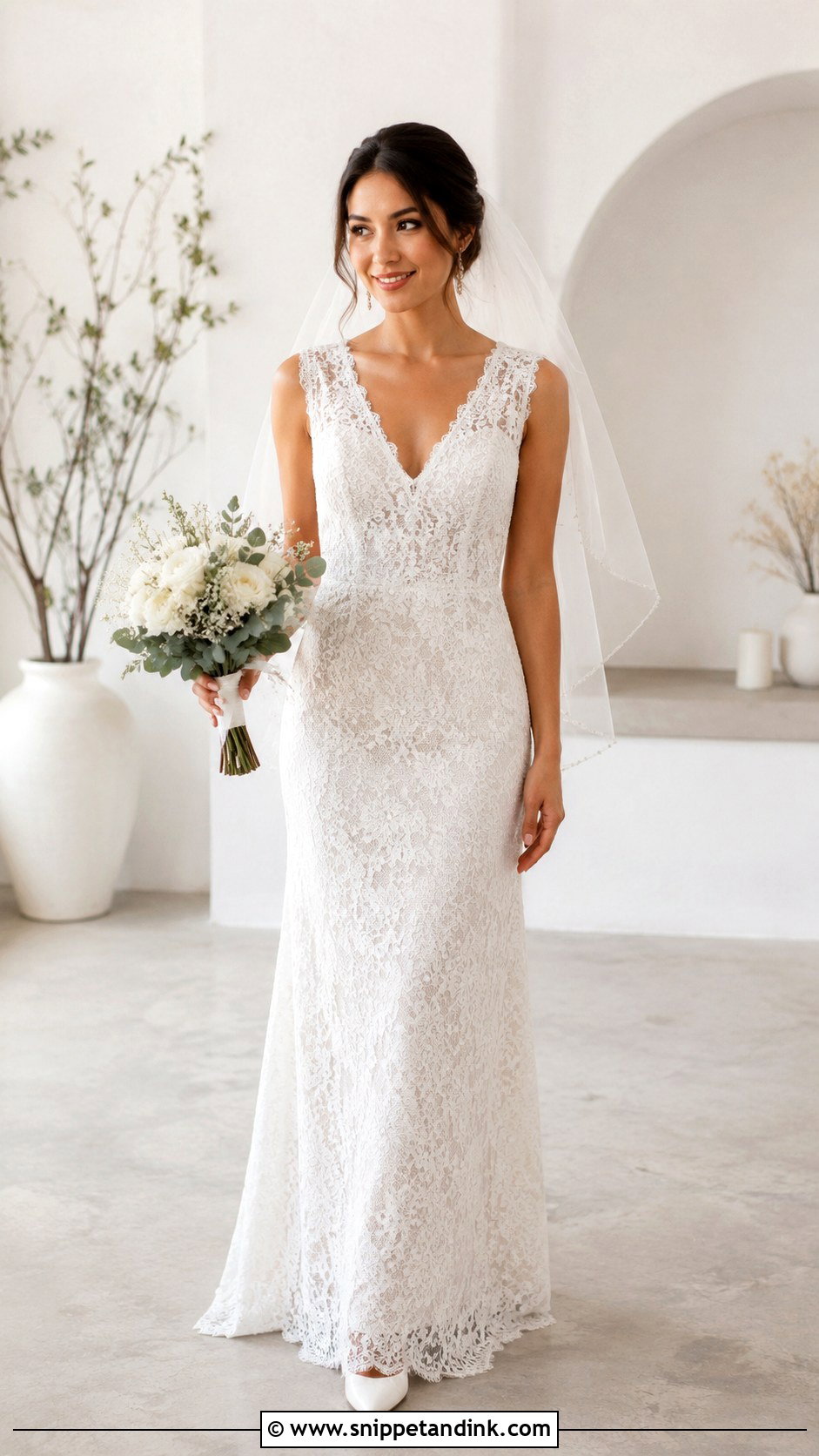 All Lace Petite Wedding Dress - Snippet and Ink - 25 All Lace Wedding Dress Ideas