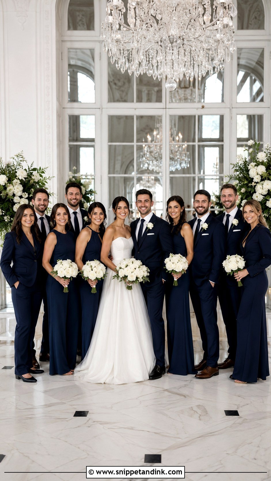 All Navy Bridal Party Outfits - Snippet and Ink - 20 Navy Bridal Party Ideas