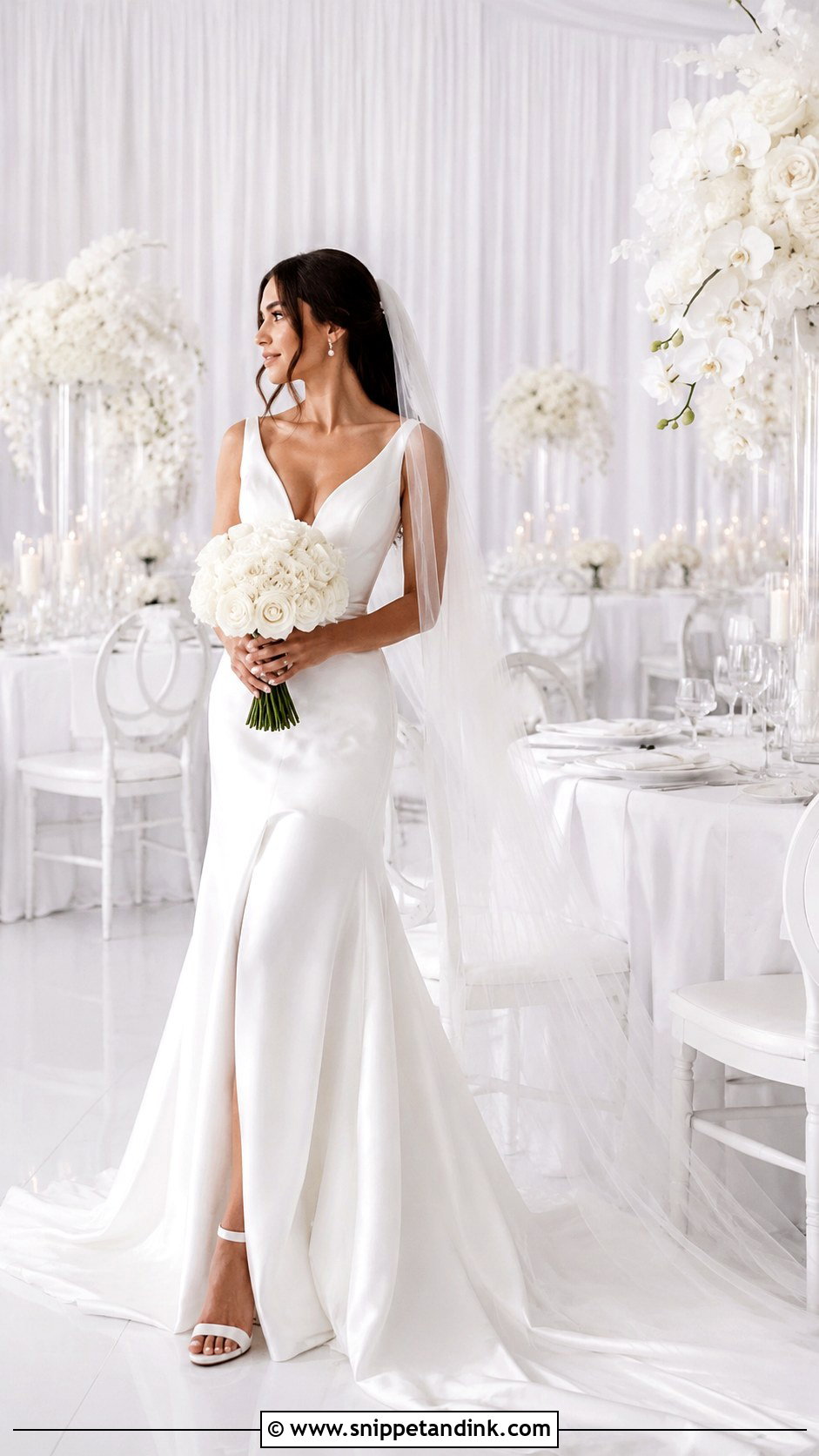 All White Wedding Aesthetic - Snippet and Ink - 25 Wedding Day Aesthetic Ideas