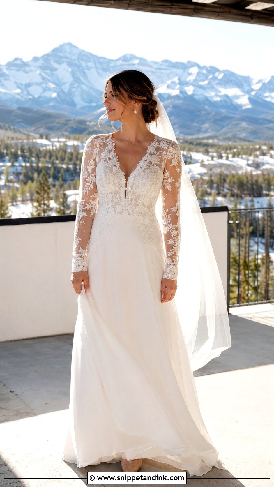 All Who Wander Long Sleeve Boho Wedding Dress - Snippet and Ink - 20 All Who Wander Wedding Dress Ideas