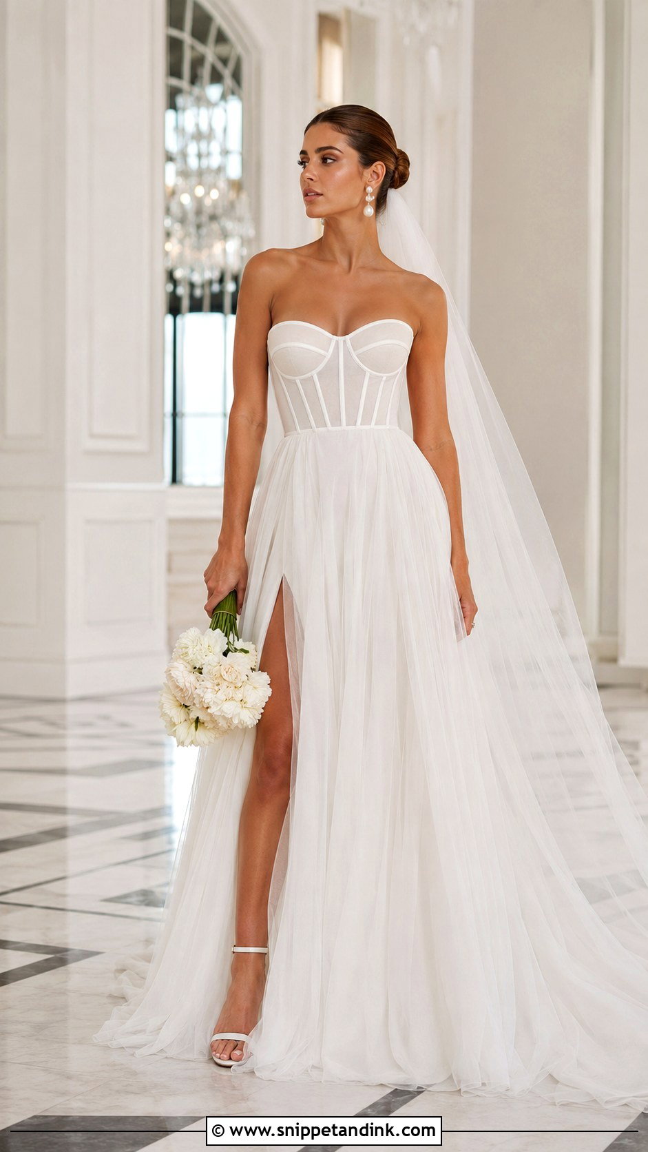 All Who Wander Strapless Corset Wedding Dress - Snippet and Ink - 20 All Who Wander Wedding Dress Ideas