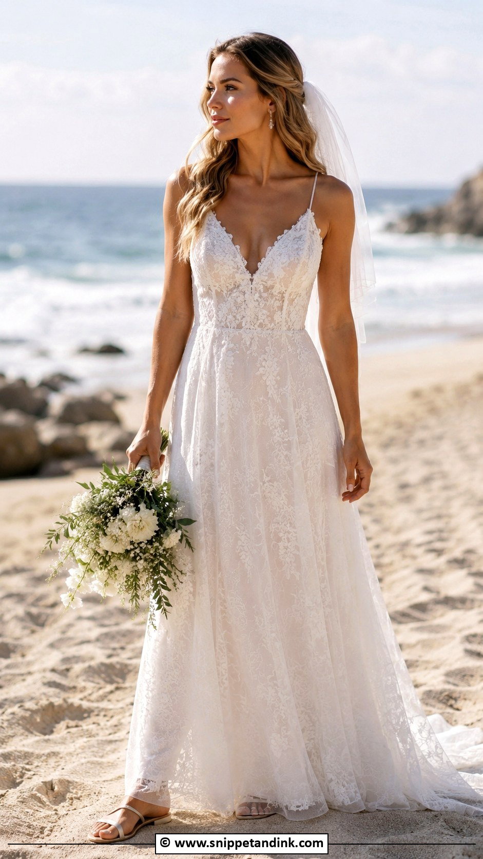 Allure Bridal Beach Wedding Dress - Snippet and Ink - 25 Allure Bridal Ideas