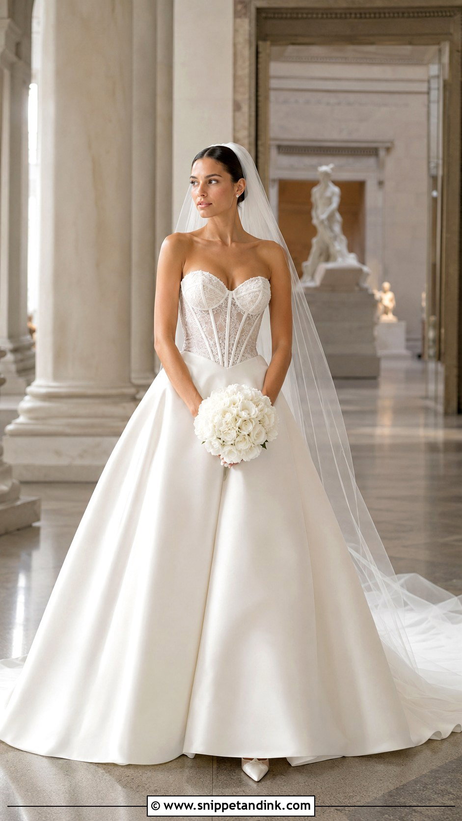 Allure Bridal Corset Bodice Wedding Dress - Snippet and Ink - 20 Allure Bridal Wedding Dress Ideas