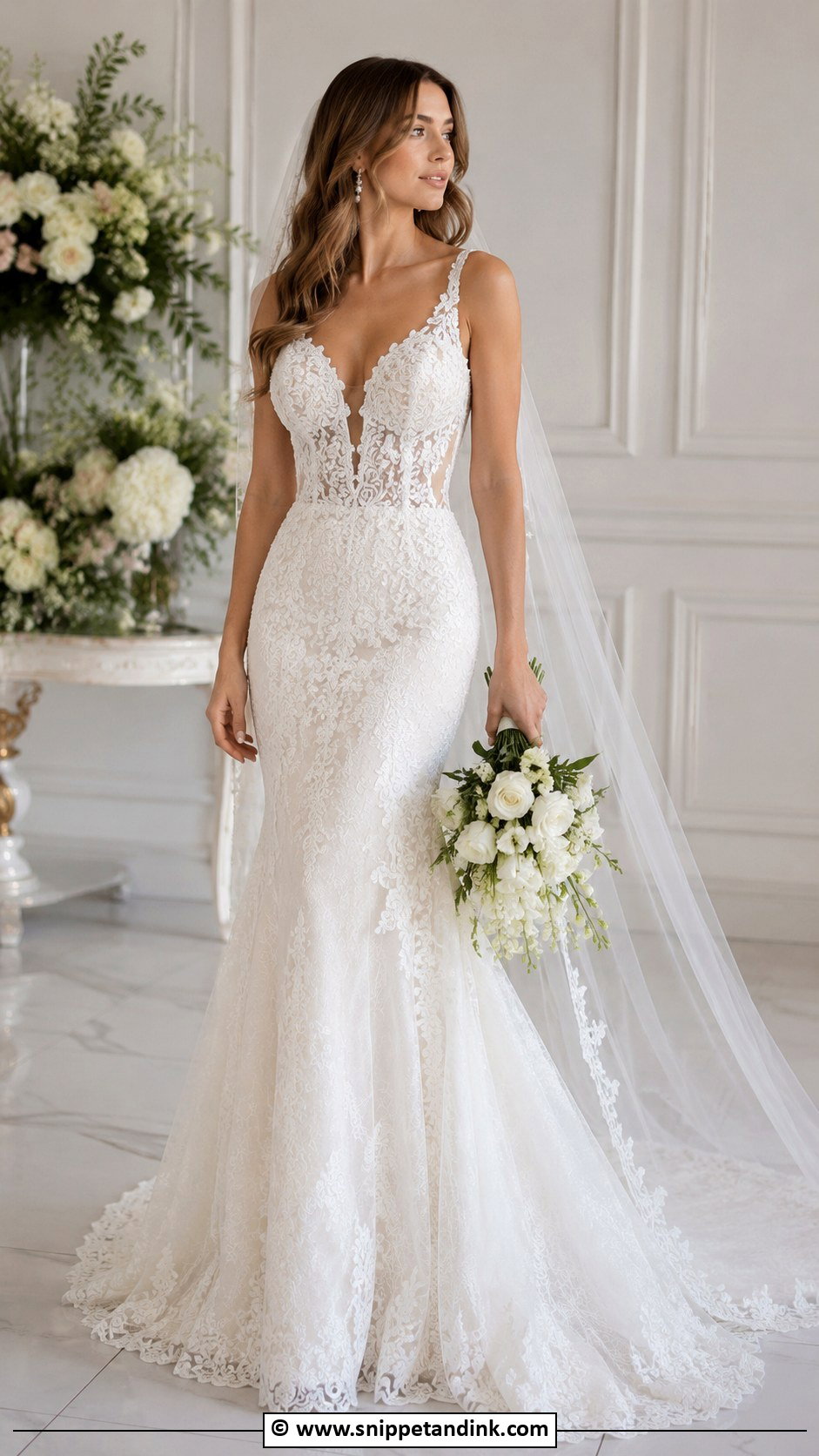 Allure Bridal Fit And Flare Dress - Snippet and Ink - 25 Allure Bridal Ideas