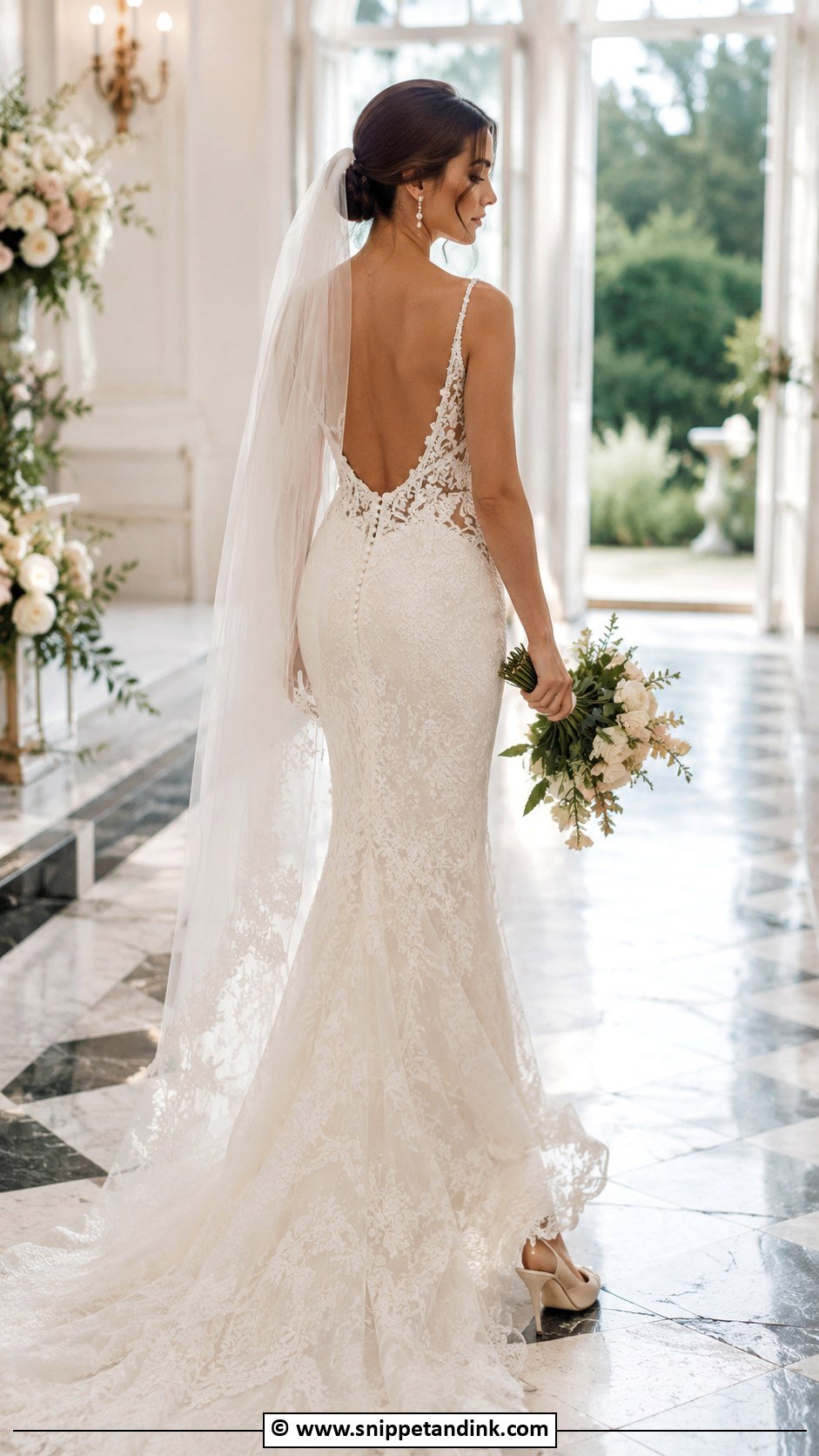 Allure Bridal Open Back Gown - Snippet and Ink - 25 Allure Bridal Ideas