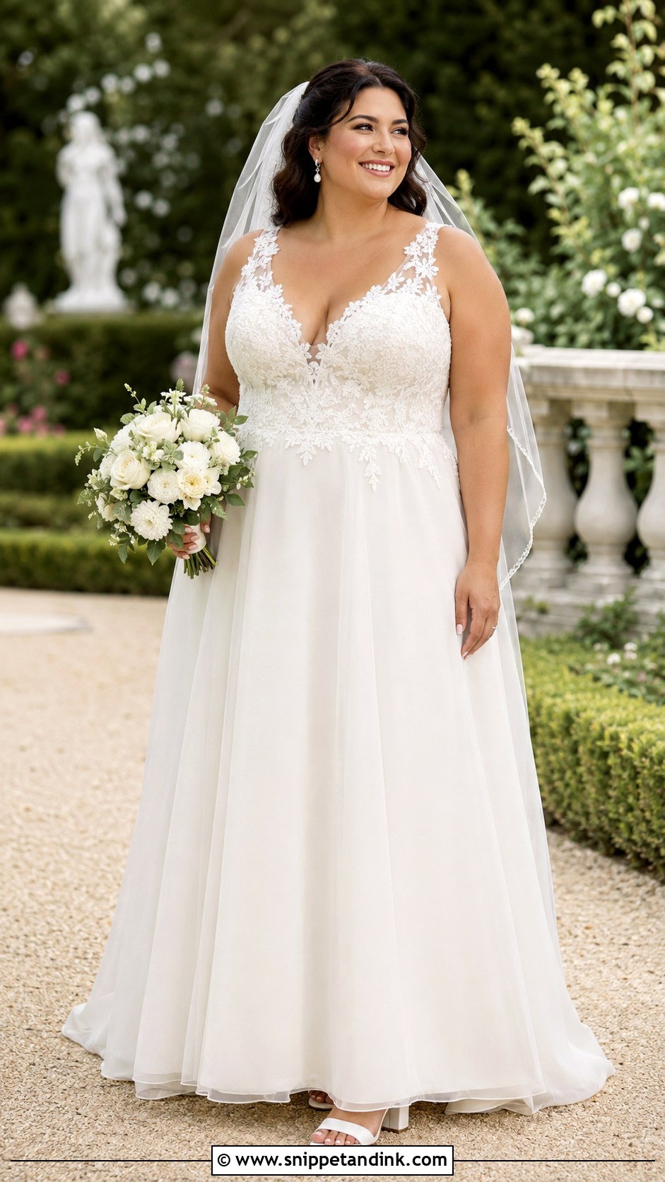 Allure Bridal Plus Size A Line Wedding Dress - Snippet and Ink - 20 Allure Bridal Wedding Dress Ideas