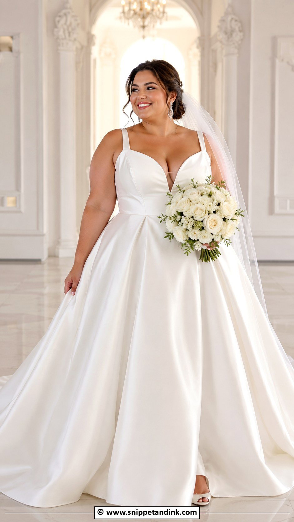 Allure Bridal Plus Size Ball Gown - Snippet and Ink - 25 Allure Bridal Ideas