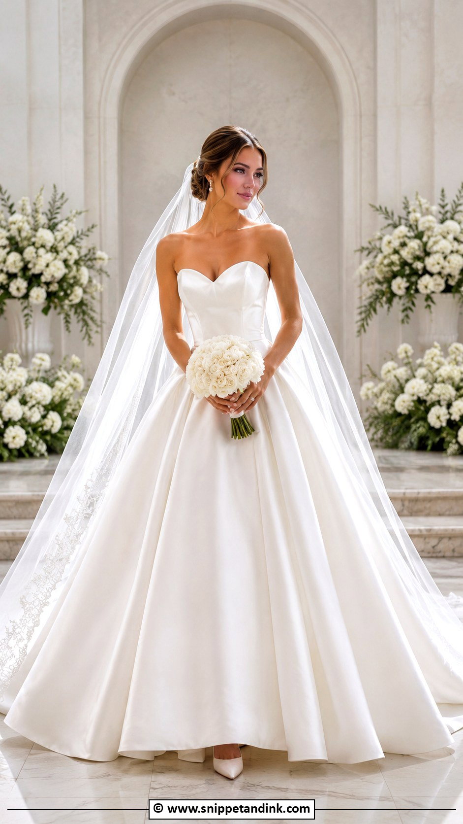 Allure Bridal Satin Ball Gown - Snippet and Ink - 25 Allure Bridal Ideas