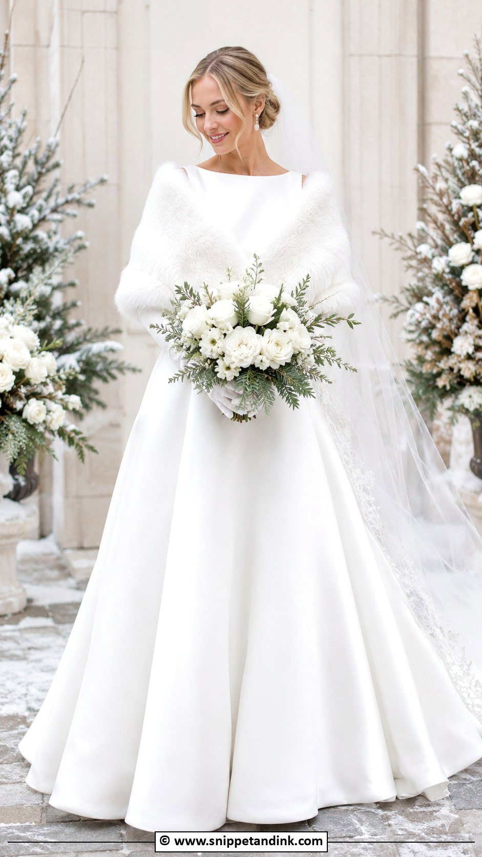Allure Bridal Winter Wedding Dress - Snippet and Ink - 25 Allure Bridal Ideas