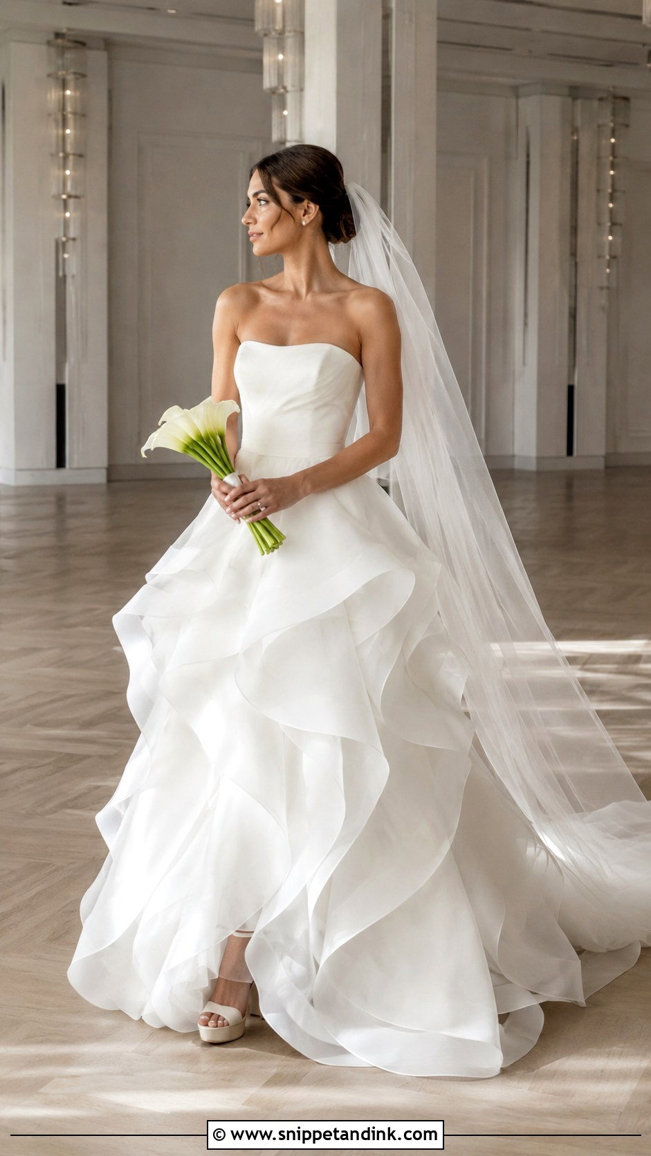 Allure Organza Ruffle Wedding Gown - Snippet and Ink - 20 Allure Bridal Gowns