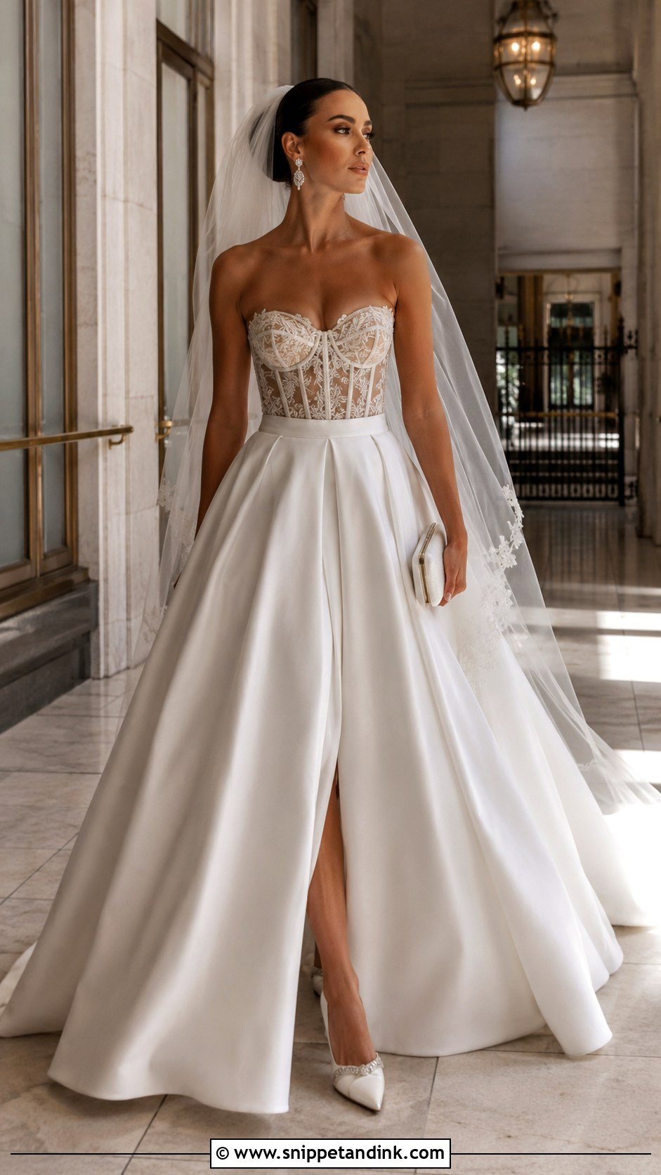 Alonuko Bridal Corset And Skirt Set - Snippet and Ink - 20 Alunoku Bridal Ideas