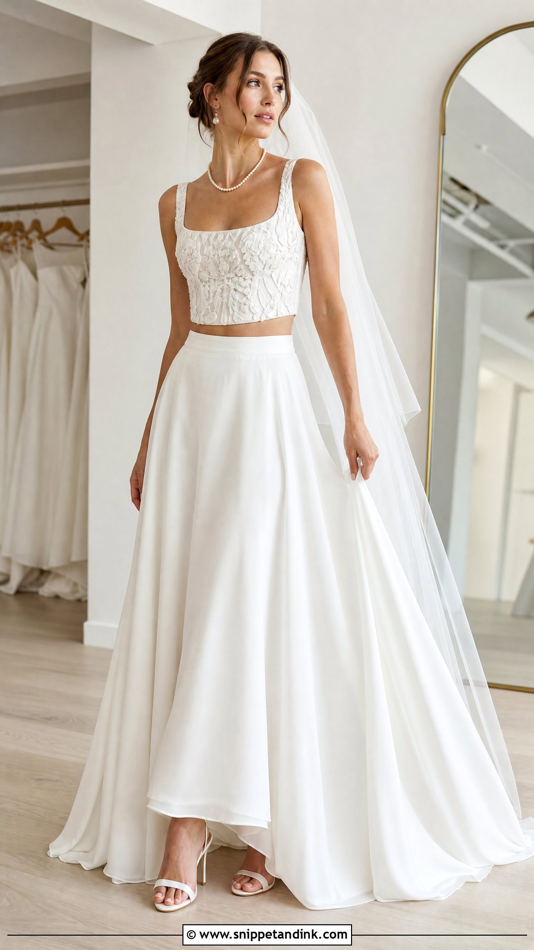 Alonuko Bridal Separates Wedding Gown - Snippet and Ink - 25 Alonuko Wedding Gowns