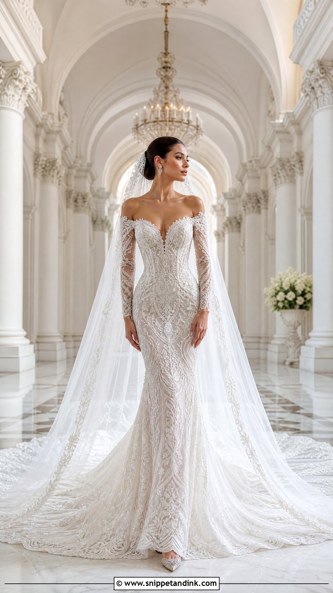 Alonuko Cathedral Train Wedding Gown - Snippet and Ink - 25 Alonuko Wedding Gowns