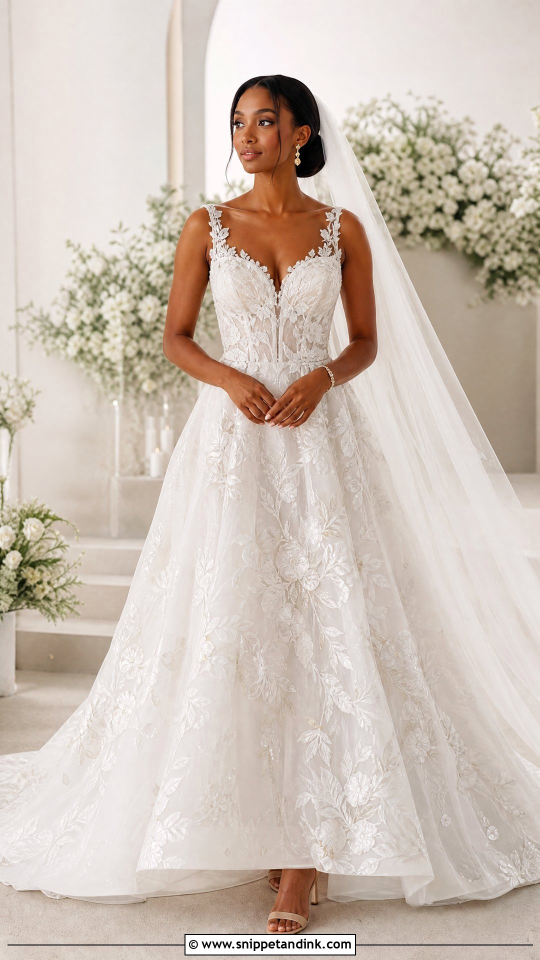 Alonuko Embroidered Wedding Gown - Snippet and Ink - 25 Alonuko Wedding Gowns