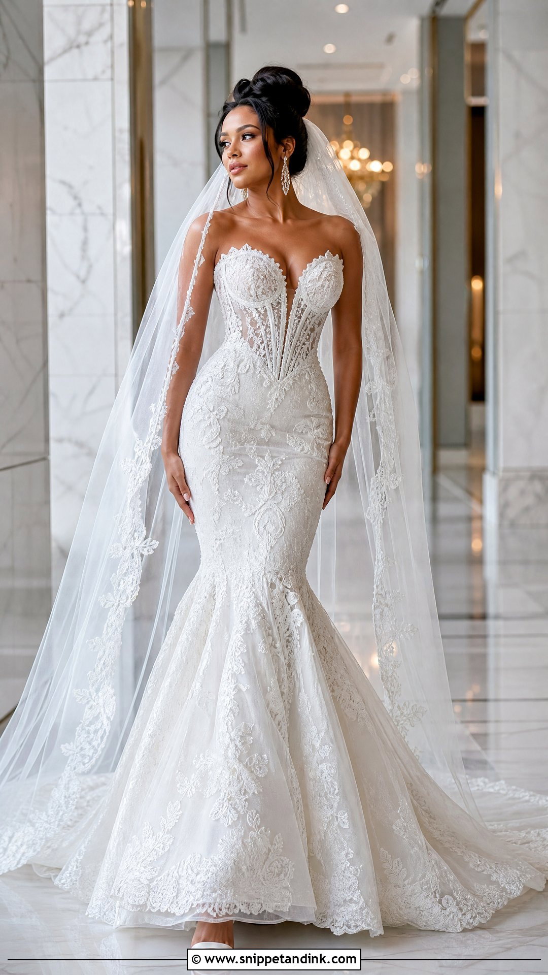 Alonuko Mermaid Wedding Gown - Snippet and Ink - 25 Alonuko Wedding Gowns