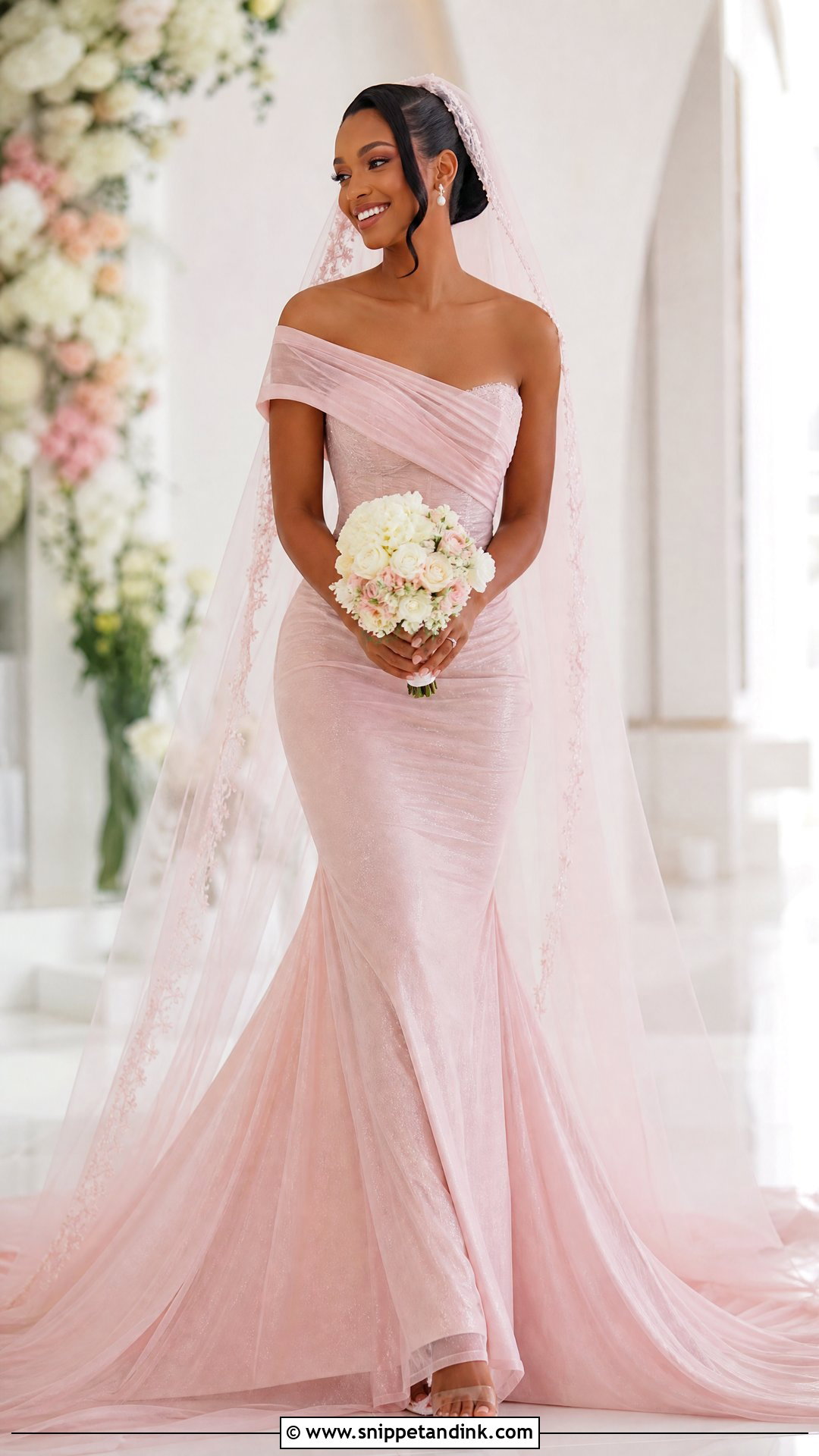 Alonuko Pink Wedding Gown - Snippet and Ink - 25 Alonuko Wedding Gowns