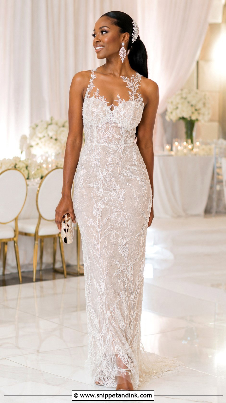 Alonuko Reception Wedding Dress - Snippet and Ink - 20 Alunoku Bridal Ideas
