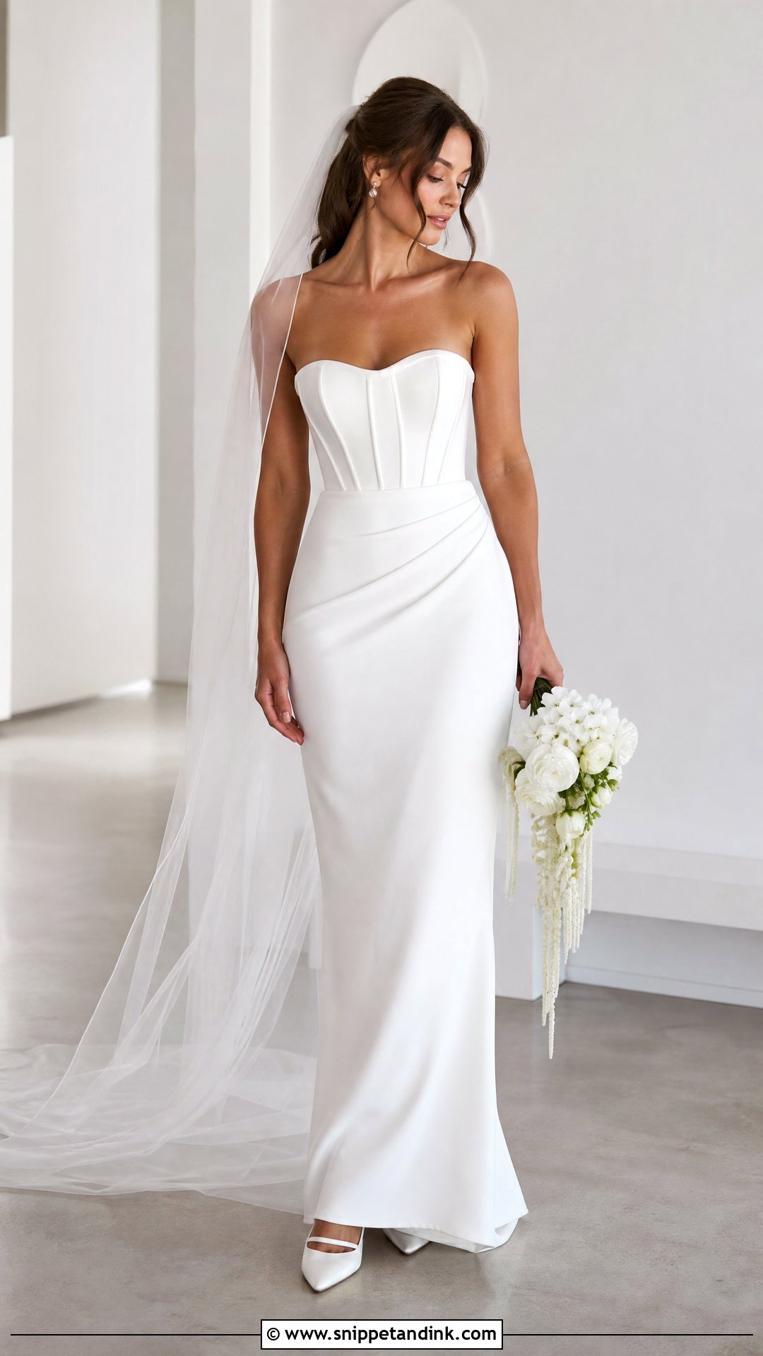 Alonuko Strapless Wedding Gown - Snippet and Ink - 25 Alonuko Wedding Gowns