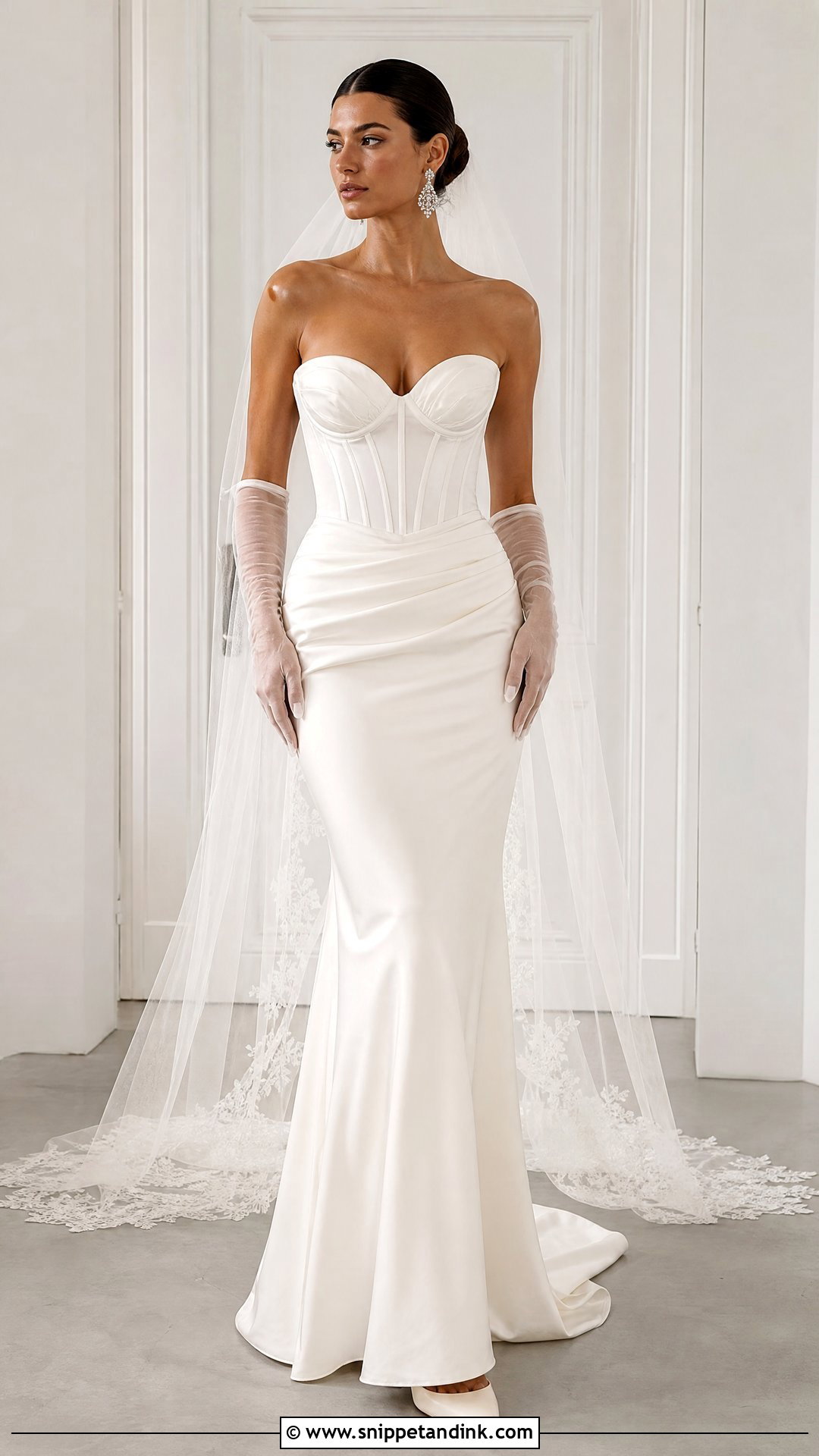 Alonuko Sweetheart Neckline Wedding Gown - Snippet and Ink - 25 Alonuko Wedding Gowns
