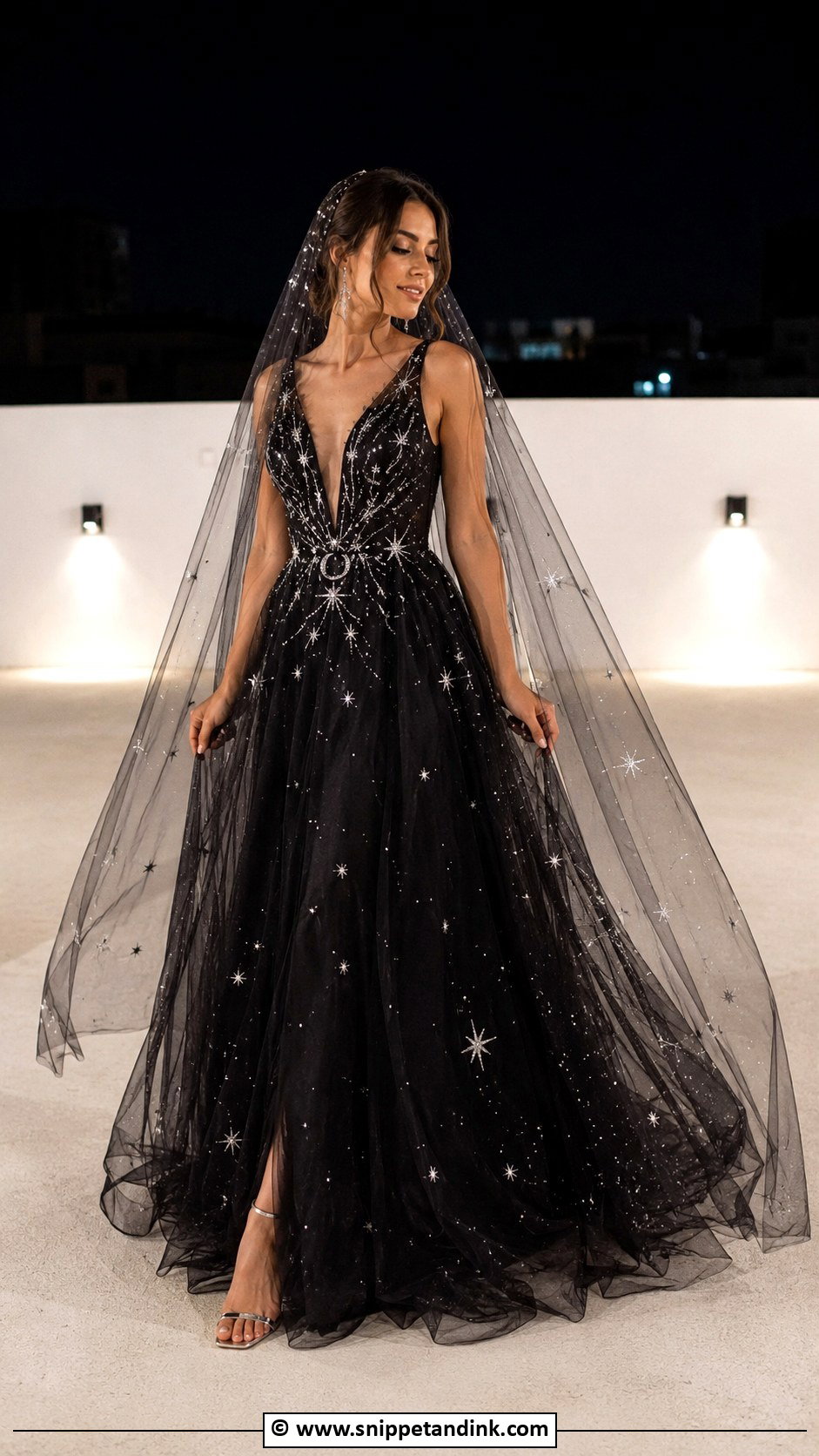 Alt Bride Celestial Wedding Dress - Snippet and Ink - 30 Alt Bride Ideas