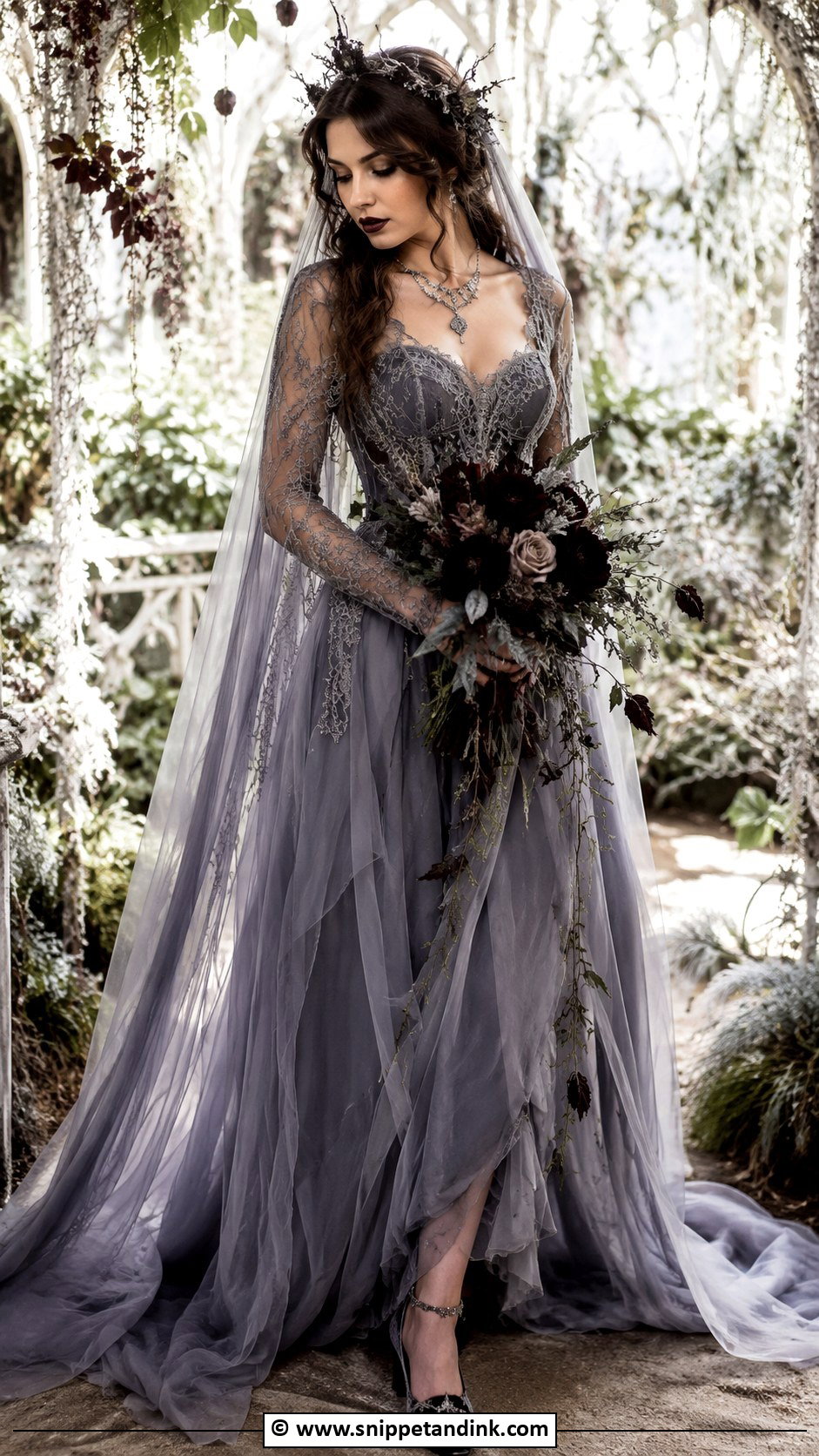 Alt Bride Witchy Wedding Dress - Snippet and Ink - 30 Alt Bride Ideas