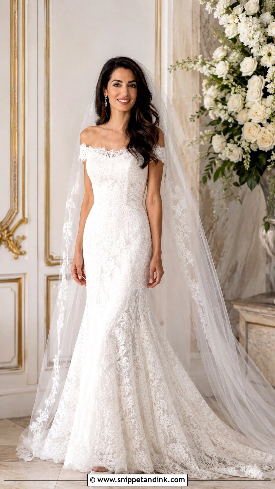 Amal Clooney Wedding Dress - Snippet and Ink - 30 Iconic Wedding Dresses