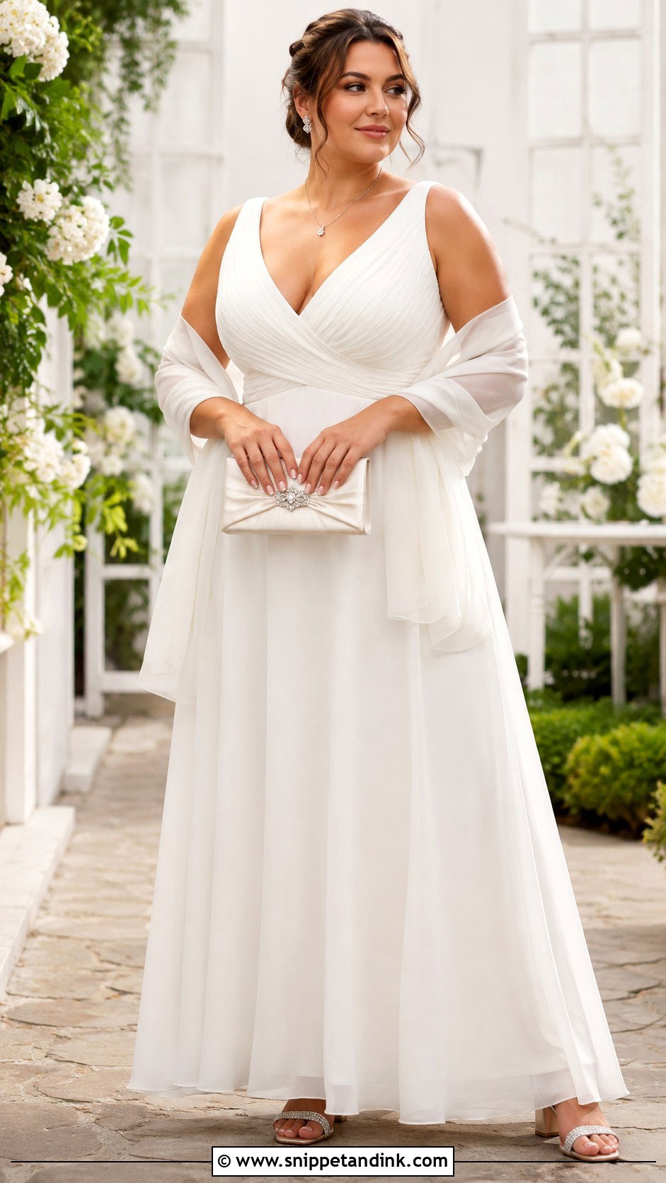 Amazon A Line Chiffon Wedding Dress - Snippet and Ink - 20 Amazon Wedding Dress Ideas