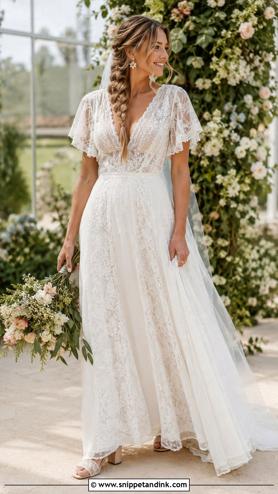 Amazon Boho Lace Wedding Dress - Snippet and Ink - 20 Amazon Wedding Dress Ideas