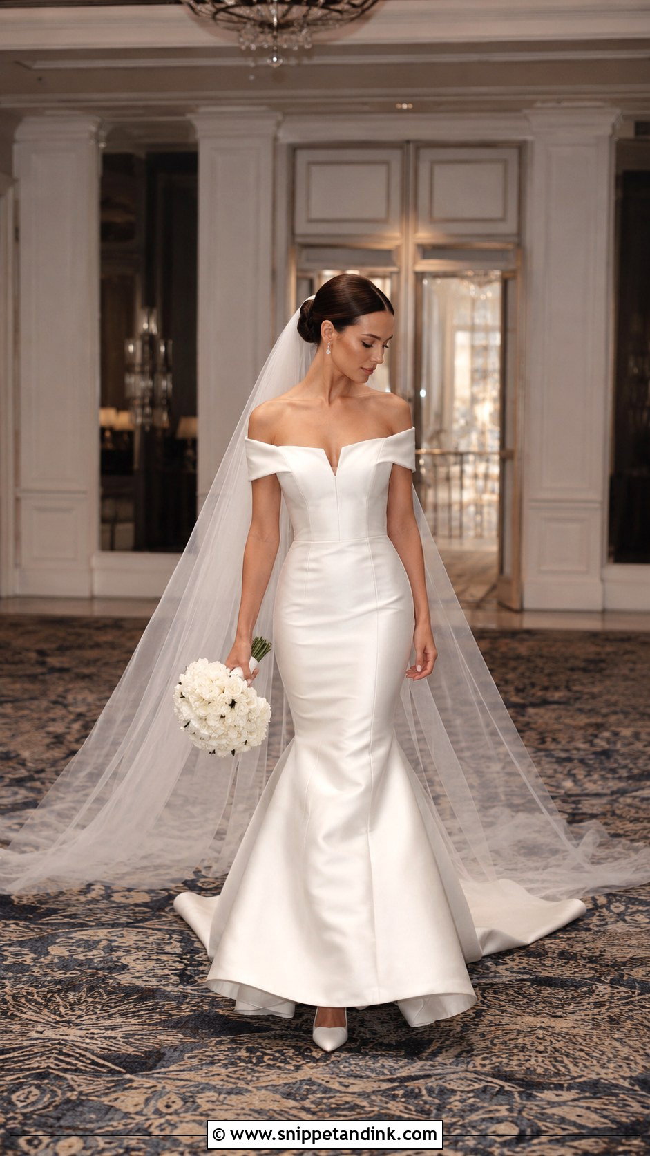 Amazon Off Shoulder Mermaid Wedding Dress - Snippet and Ink - 20 Amazon Wedding Dress Ideas
