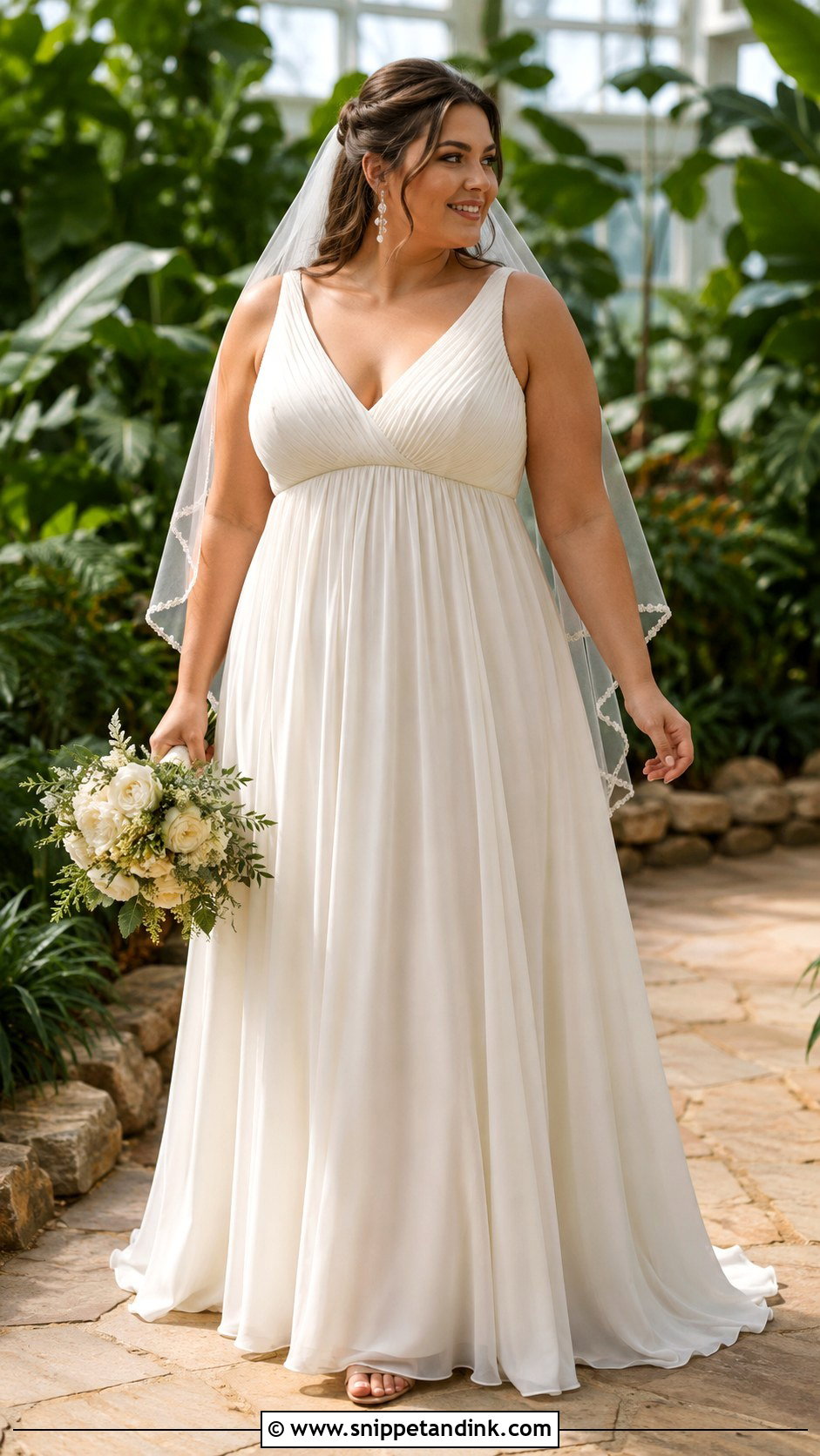Amazon Plus Size Empire Waist Wedding Dress - Snippet and Ink - 20 Amazon Wedding Dress Ideas