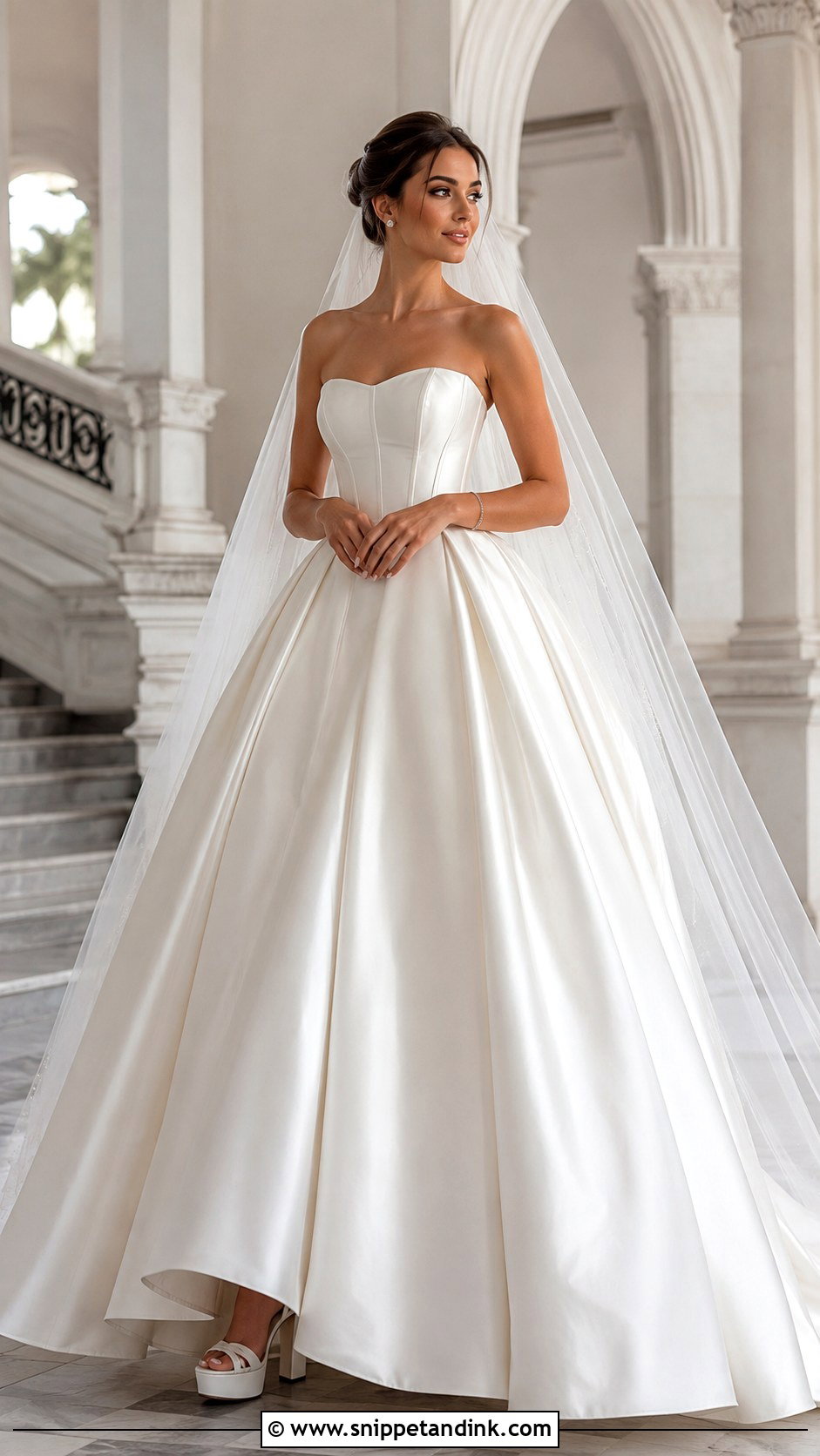 Amazon Strapless Ball Gown Wedding Dress - Snippet and Ink - 20 Amazon Wedding Dress Ideas