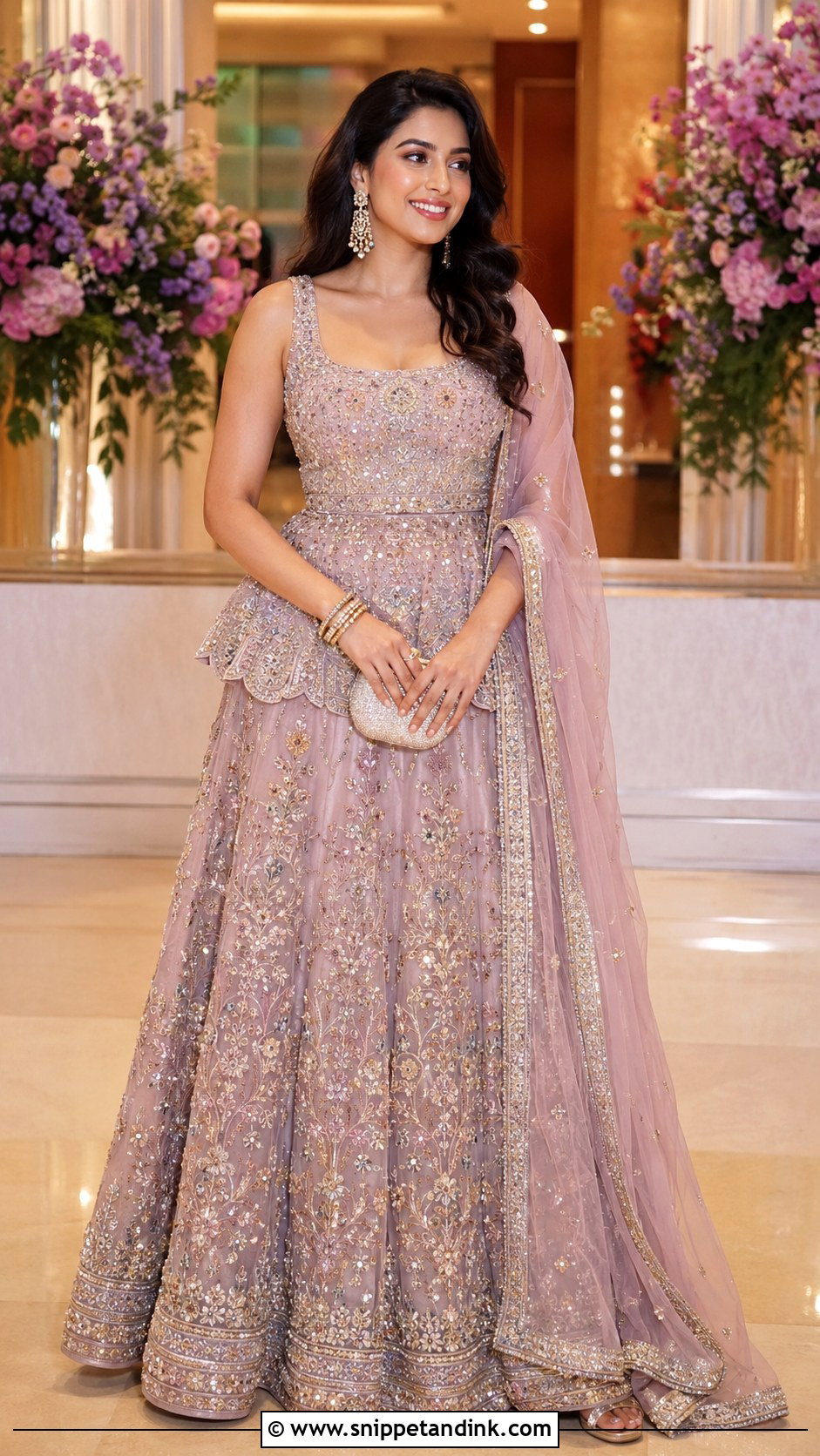 Ambani Wedding Peplum Lehenga Outfit - Snippet and Ink - 25 Ambani Wedding Outfit Ideas