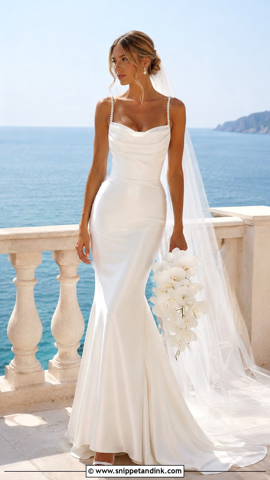 Amphitrite Mermaid Wedding Dress - Snippet and Ink - 20 Greek Goddesses Wedding Dress Ideas