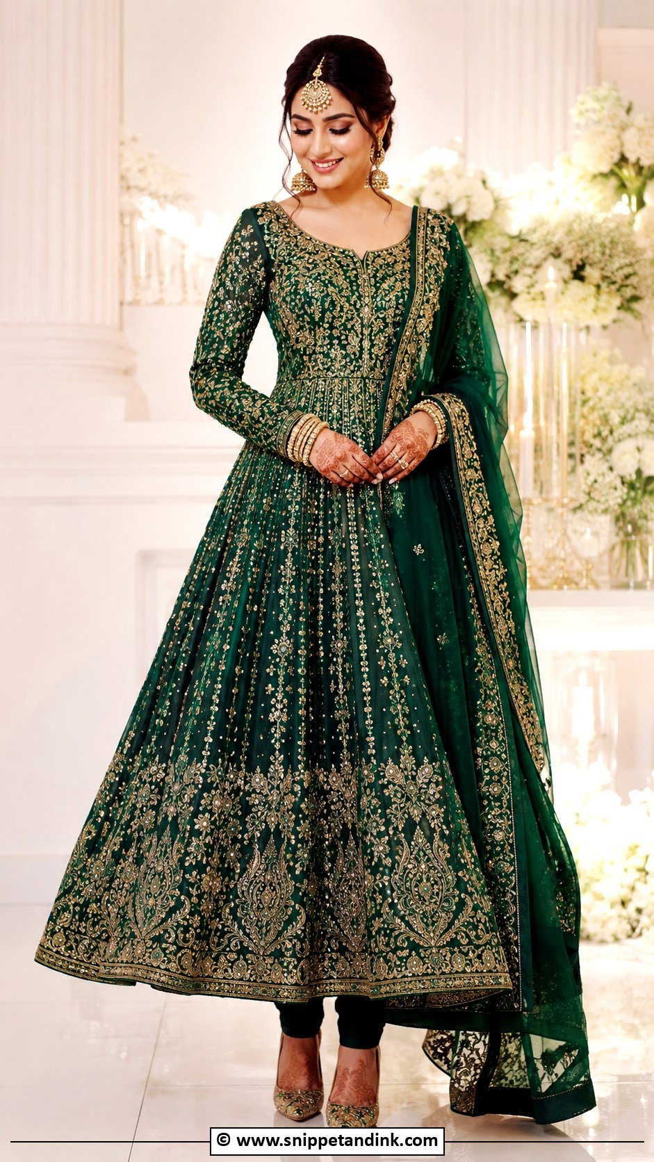 Anarkali Bridal Dress - Snippet and Ink - 30 Asian Bridal Dresses