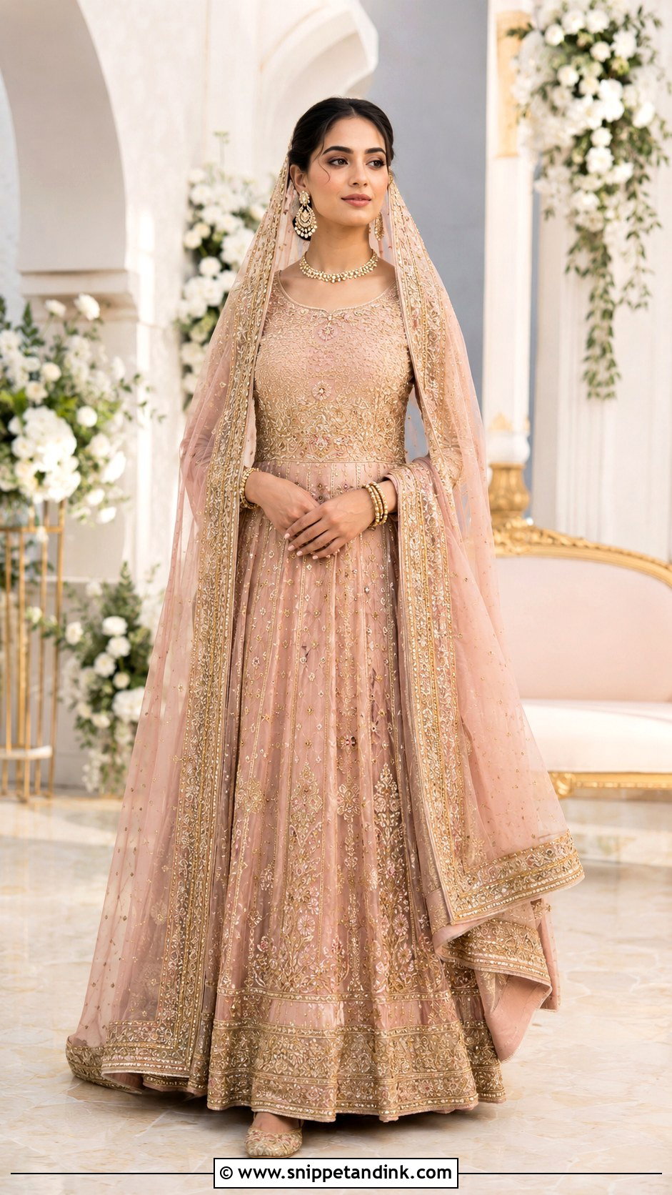 Anarkali Bridal Gown - Snippet and Ink - 20 Bridal Frocks Gowns Wedding Dresses