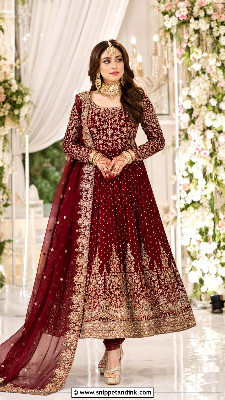 Anarkali Bridal Suit - Snippet and Ink - 25 Bride Traditional Outfit Ideas
