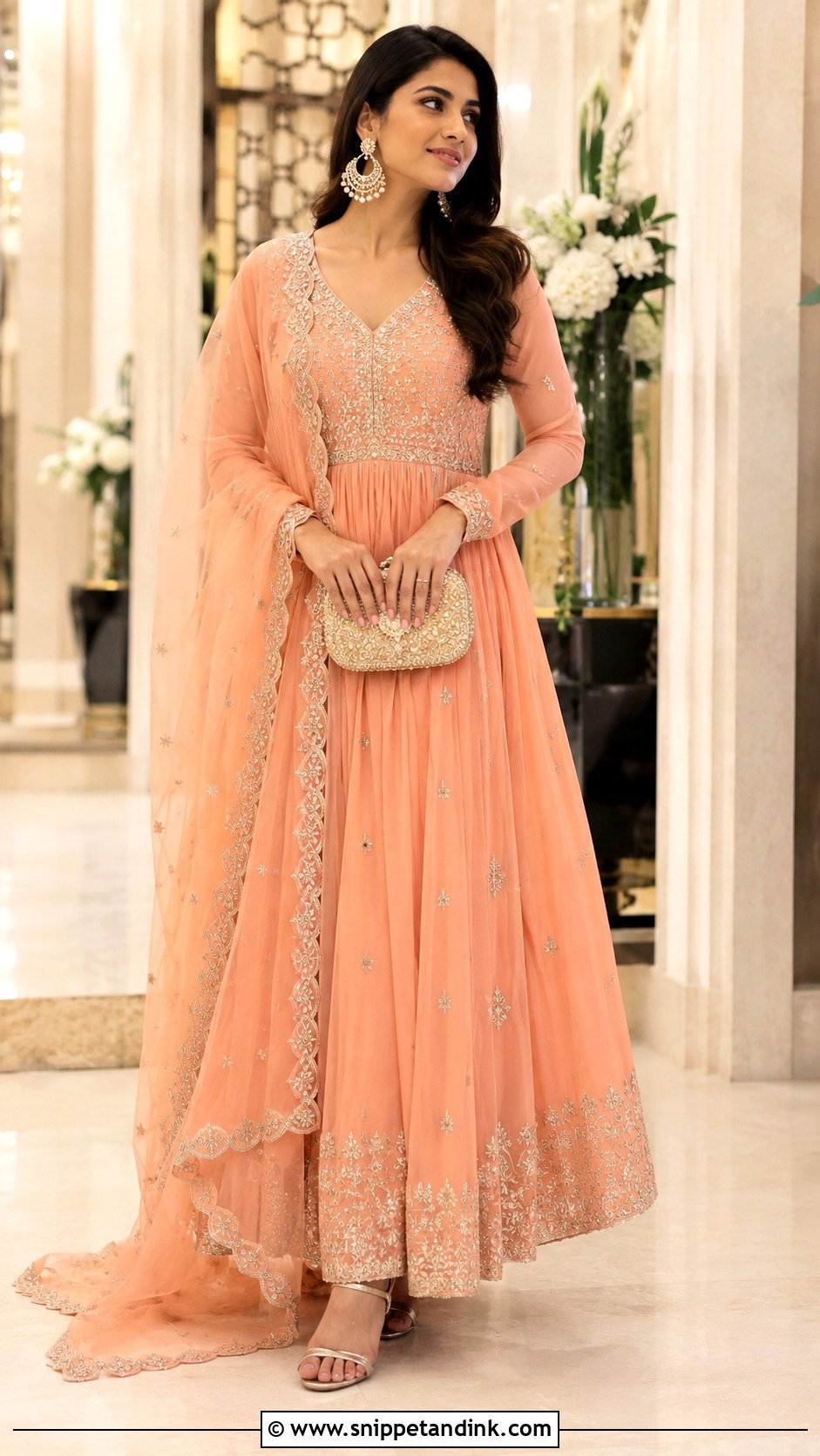 Anarkali Dress For Sister Wedding - Snippet and Ink - 30 Indian Sister Wedding Dress Ideas