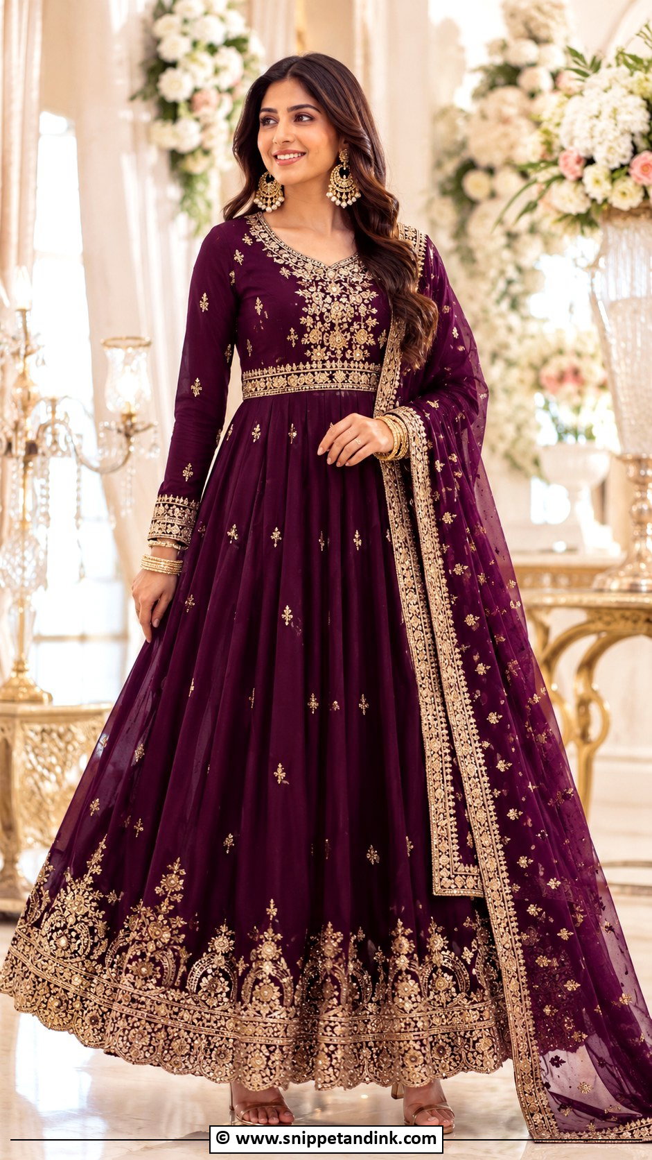 Anarkali Dress - Snippet and Ink - 30 Desi Wedding Dresses