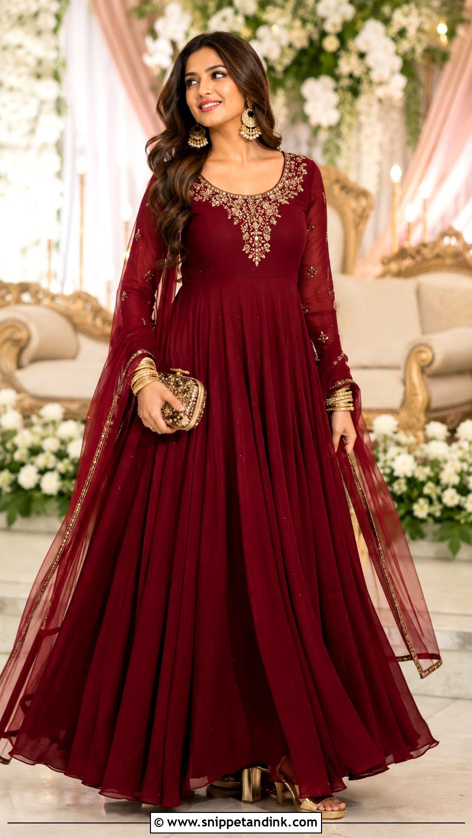 Anarkali Frock Gown - Snippet and Ink - 20 Froks with Gown Ideas