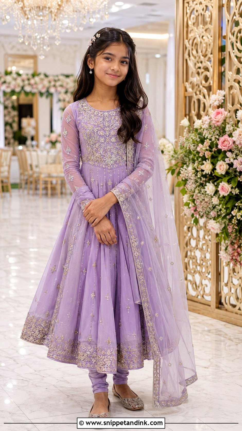 Anarkali Girl Wedding Outfit - Snippet and Ink - 20 Drees Design for Girl Wedding Ideas
