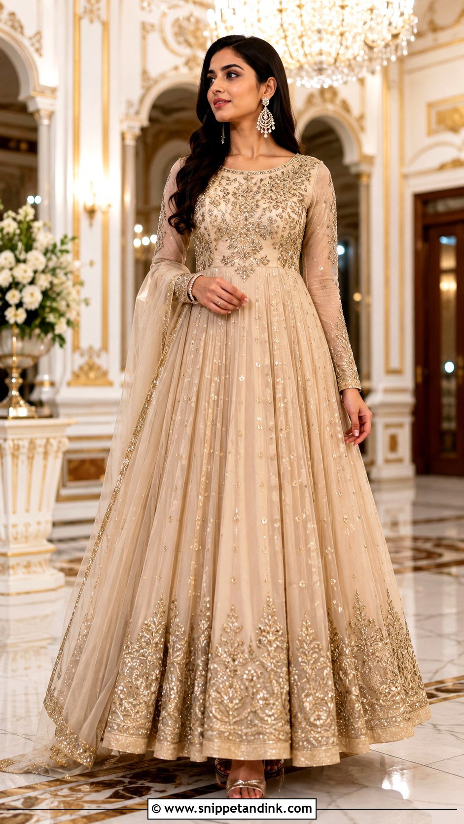 Anarkali Gown Outfit - Snippet and Ink - 25 Latest Indian Wedding Outfits for Women