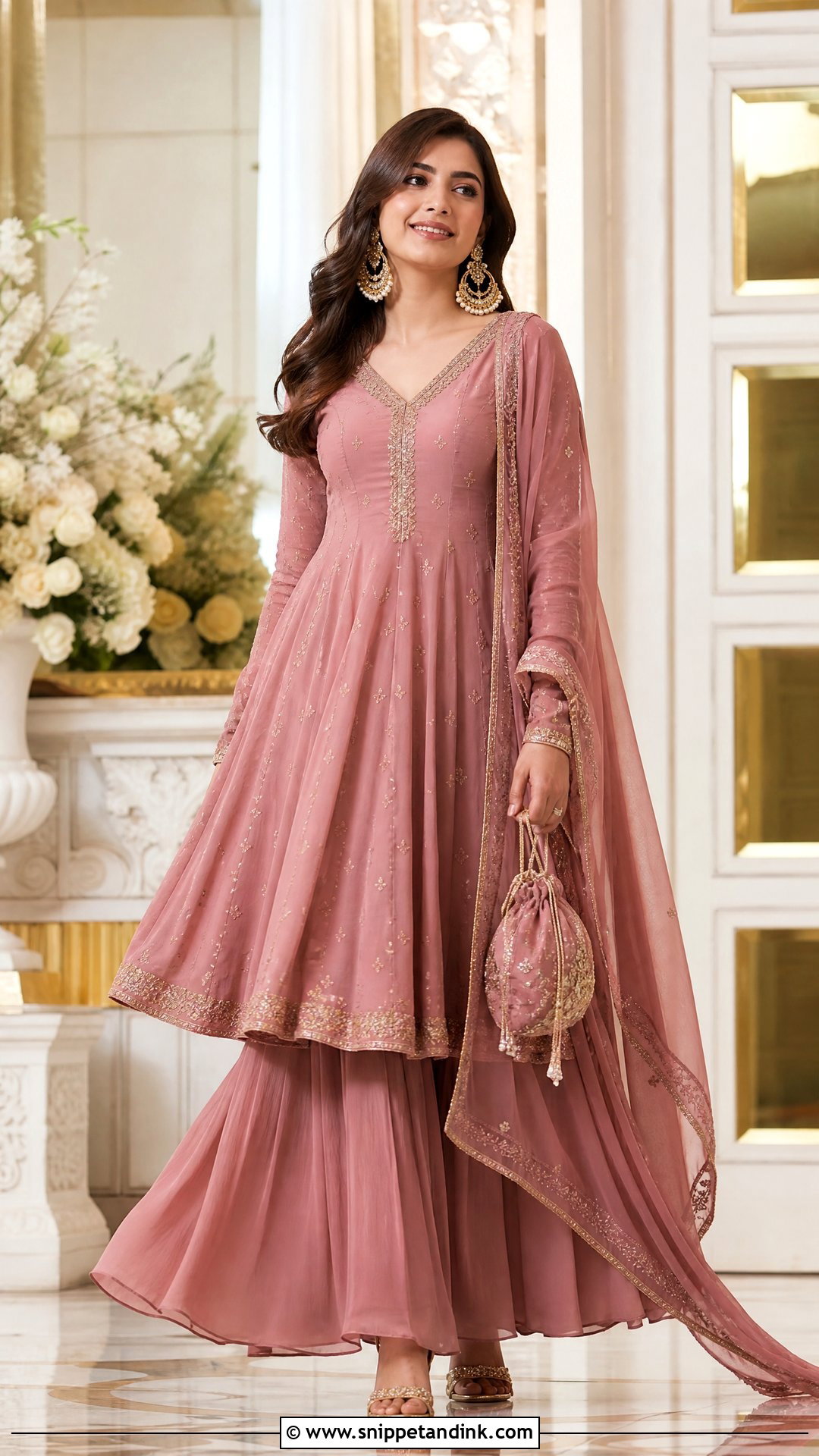 Anarkali Kurta Sharara Set - Snippet and Ink - 20 Sharara Designs Party Wear Indian Weddings