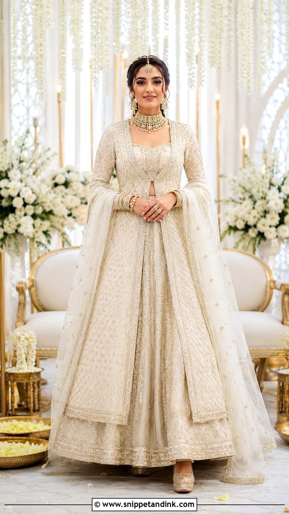 Anarkali Lehenga For Wedding - Snippet and Ink - 20 Wedding Anarkali Ideas
