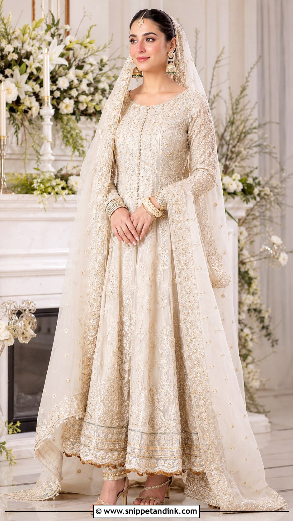 Anarkali Nikkah Dress - Snippet and Ink - 30 Nikkah Dress for Bride Ideas