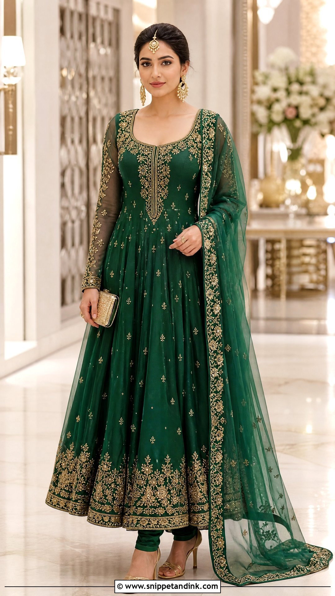 Anarkali Punjabi Wedding Suit - Snippet and Ink - 20 Punjabi Wedding Suit Women Ideas