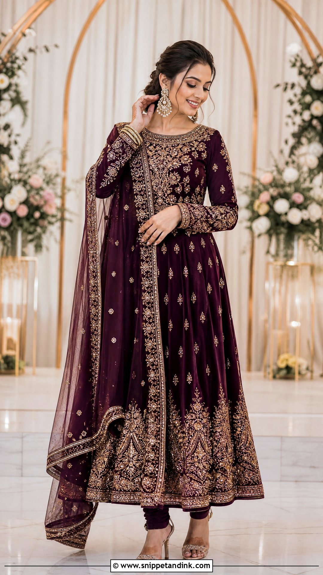 Anarkali Sangeet Outfit - Snippet and Ink - 25 Bridal Sangeet Outfit Indian Weddings Ideas