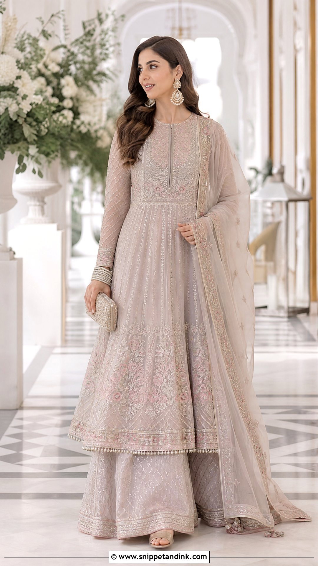 Anarkali Sharara Suit - Snippet and Ink - 25 Heavy Sharara Suits for Wedding
