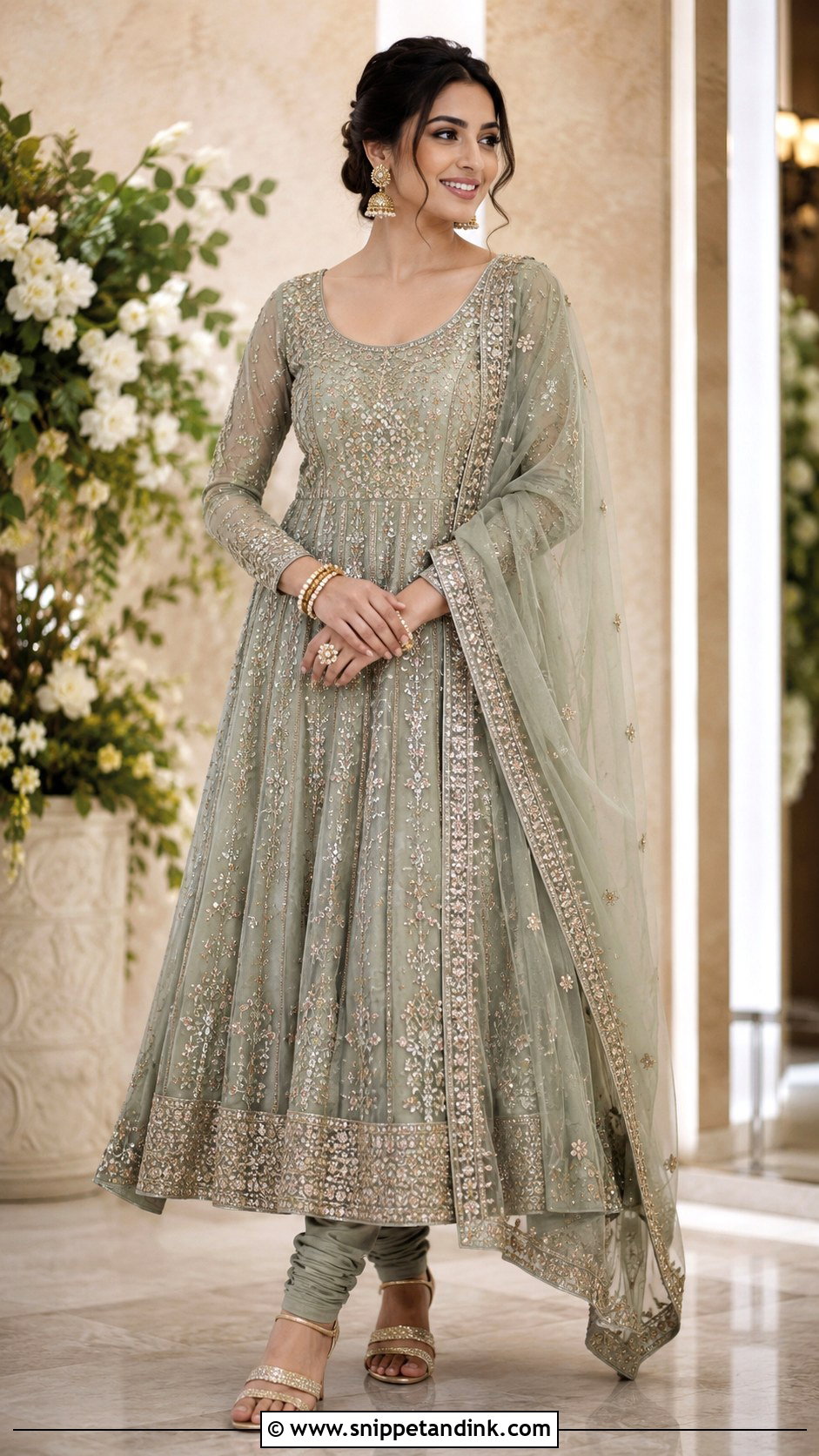 Anarkali Suit - Snippet and Ink - 25 Traditional Indian Dresses for Wedding