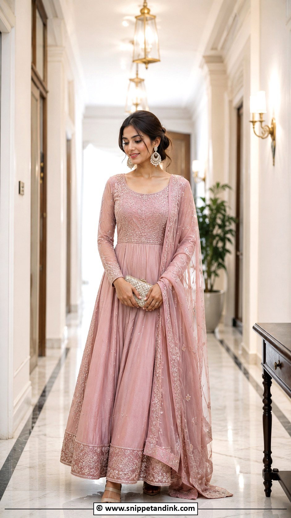 Anarkali Suit Court Marriage Outfit - Snippet and Ink - 25 Indian Court Marriage Outfit Ideas